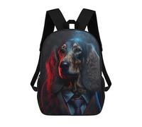 sinyumoney Canine Detective School Backpack School Secondary High School College Backpack Travel for Men/Women 17inch
