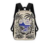 sinyumoney Cape Hatteras, North Carolina Art Print Children's 17 Inch School Backpack 3D Printed Cool Knapsack for Kids Travel Rucksacks Book Bags Kids School Bag