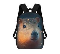 sinyumoney Capybara Animals School Bags Water Resistant Travel Backpack Computer Bag for Campus Outdoor Travel Sports 17inch