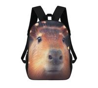 sinyumoney Capybara Lighting School Backpack Daypacks Business Backpack Water Resistant Bookbag for Men/Women 17inch