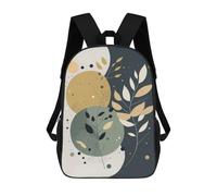 sinyumoney Cartoon Abstract Plants 02 Children's 17 Inch Backpacks 3D Printed Rucksack for Kids Travel Rucksacks Book Bags Kids School Bag