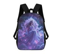 sinyumoney Cartoon Celestial Queen Children's 17 Inch Backpacks 3D Printed Rucksack for Kids Travel Rucksacks Book Bags Kids School Bag