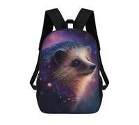 sinyumoney Cartoon Cosmic Hedgehog Art Print-22 3D Printed 17 Inch School Children's Backpacks 3D Printed Cool School Bag for Boys Elementary And Middle