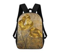 sinyumoney Cartoon Flamingo Flower Majesty Children's 17 Inch Backpacks 3D Printed Backpack for Kids Travel Rucksacks Book Bags Kids School Bag