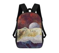 sinyumoney Cartoon MilkyWay Children's 17 Inch Backpacks 3D Printed Rucksack for Kids Travel Rucksacks Book Bags Kids School Bag