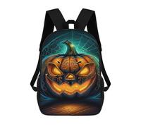 sinyumoney Carved Halloween Pumpkin Backpack School Bag Secondary Causal Travel High School Bags - Perfect for Travel, Work And Daily Use 17inch