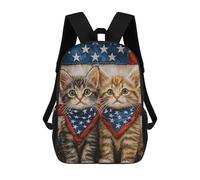 sinyumoney Cat Animal School Backpack Work Laptop Backpack Rucksack Bag for Camping Outdoor Adventures And Daily Travel 17inch