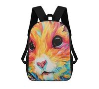 sinyumoney Cat Close Up Portrait Backpack School Business Durable Laptop Bag for Camping Outdoor Adventures And Daily Travel 17inch