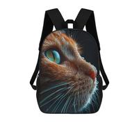 sinyumoney Cat Eye School Bags High Secondary School Bags Casual Backpack for Camping Outdoor Adventures And Daily Travel 17inch