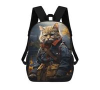 sinyumoney Cat Fisherman on A Lake School Backpack Large Water Resistant Laptop Backpack for Teenage Girls Boys Women Men 17inch