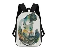 sinyumoney Cat Nature Abstract School Bags Rucksack Casual Daypacks School Work Travel Bag for Campus Outdoor Travel Sports 17inch