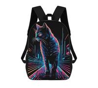 sinyumoney Cat Through The System Backpack School Bag Water Resistant School Bag Business Backpack - Perfect for Travel, Work And Daily Use 17inch