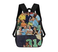 sinyumoney Catch The Ball School Backpack 3D Printed Children's 17inch Backpacks Bag Bookbag for Kids Boy Girl Book Bags Kids School Bag Travel Rucksacks