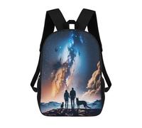 sinyumoney Celestial Companions Ronaldo Backpack, Children's Backpack, Student School Bag, Book Bag, 3D Printed School Bag For Boys And Girls, 17inch