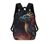 sinyumoney Celestial Dragon School Backpack Schoolbags For Girls Boys Backpack With Pocket Fashion School Bag Kids Backpack 17inch