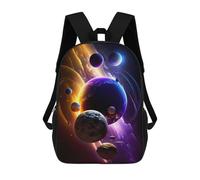 sinyumoney Celestial Dreamscape School Backpack for Girls 17inch Casual Daypack Lightweight Rucksack Boy Girl Backpack for Middle School Students