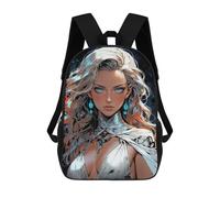 sinyumoney Celestial Elegance Children's 17 Inch School Backpack 3D Printed Casual Daypacks for Kids Travel Rucksacks Book Bags Kids School Bag