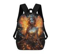 sinyumoney Celestial Fairy Children's Backpacks School Backpack 3D Printed Backpack for Kids Travel Rucksacks Book Bags Kids School Bag 17inch