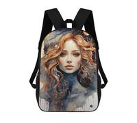 sinyumoney Celestial Goddess Backpacks Kids Student Schoolbag,3D Printed Backpacks,Elementary And Middle School Students Backpacks for Boys Girls 17inch