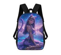 sinyumoney Celestial Goddess Bastet Casual Daypack Backpacks School Bag for Girls Boys High College Teens Knapsack Men Women Travel Laptop Rucksack College Bookbag 17inch
