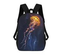 sinyumoney Celestial Jellyfish School Backpack Large Water Resistant Laptop Backpack for Teenage Girls Boys Women Men 17inch