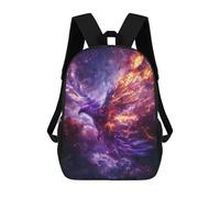 sinyumoney Celestial Phoenix Backpack School Business Laptop Rucksack Bag Unisex Casual Daypack for Teenage Girls Boys Women Men 17inch