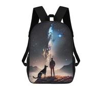 sinyumoney Celestial Pioneers School Bags Water Resistant Travel Backpack Computer Bag for School/Work/Travel 17inch