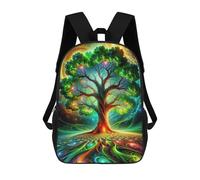 sinyumoney Celestial Roots School Backpack Work Laptop Backpack Rucksack Bag for Camping Outdoor Adventures And Daily Travel 17inch