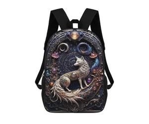 sinyumoney Celestial Steampunk Fox Rucksack Water Resistant Computer Rucksack for Campus Outdoor Travel Sports 17inch