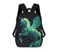 sinyumoney Celestial Unicorn Backpacks 3D Printed Kids School Backpack Outdoor Casual Daypack Fashion Casual Children Backpacks Cute Travel Bags 17inch