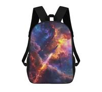 sinyumoney Celestial Voyage Children's School Backpack Fashion Casual Children's Backpacks 3D Printed School Bags Boy Large Backpack 17inch