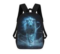 sinyumoney Celestial White Lion Backpack School Bag Water Resistant Computer Rucksack for Teenage Girls Boys Women Men 17inch