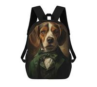 sinyumoney Celtic Beagle Dog Backpacks Kids School Backpack School Bag 3D Printed School Bag for Boys Elementary And Middle School Students 17inch