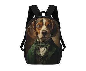 sinyumoney Celtic Beagle Dog School Backpack Business Laptop Rucksack Bag Unisex Casual Daypack for Boys/Girls/Teenagers 17inch
