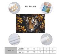 sinyumoney Celtic Tiger Wall Canvas for Living Room for Living Room Kitchen Home Decorations Modern Art Prints 24x36inch(60x90cm)