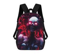 sinyumoney Chained to The Dark School Backpack Secondary Causal Travel High School Bags for Campus Outdoor Travel Sports 17inch