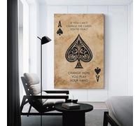 sinyumoney Change How You Play Art Work for Home Walls for Rustic Bath Decor Canvas Art 16x24inch(40x60cm)