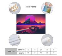 sinyumoney Chasing The Sunset Wall Pictures Bedroom for Gifts Bathroom Home Kitchen Office Decor Canvas Art 16x24inch(40x60cm)