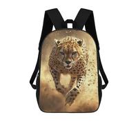 sinyumoney Cheetah Running School Backpack 3D Printed School Bags Boys Girls Laptop Backpack for Kids/Students/Adults 17inch