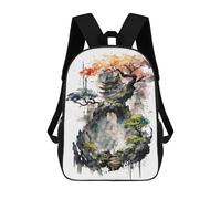 sinyumoney Cherry Blossom 21 Rucksack Fashion Stationery Backpack Waterproof Casual Daypacks for Men, Women & Teenage Boys 17inch