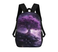 sinyumoney Cherry Blossom Fantasy Tree Ronaldo Backpack, Children's Backpack, Student School Bag, Book Bag, 3D Printed School Bag For Boys And Girls, 17inch