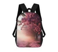 sinyumoney Cherry Blossom Pathway-1 School Backpack Travel College Rucksack Backpacks for Teenage Girls Boys Women Men 17inch