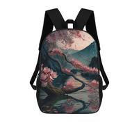 sinyumoney Cherry Blossom Reflections Rucksack Business Laptop Rucksack Bag Unisex Casual Daypack for Men/Women 17inch