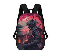 sinyumoney Cherry Blossom Village School Backpack Lightweight Casual Daypack School Backpacks for Boys/Girls/Teenagers 17inch