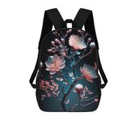 sinyumoney Cherry Blossom Wall Art Print-1 Backpack School Bag Work Laptop Backpack Rucksack Bag for Boys/Girls/Teenagers 17inch