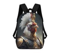 sinyumoney Chicken Adorable Rucksack Daypacks Business Backpack Water Resistant Bookbag for Men/Women 17inch