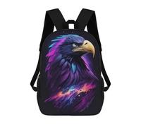 sinyumoney Children School Backpack 3D Printed Eagle Cosmic Bookbags Rucksack Casual Travel Backpacks Large Capacity Daypack for Boys 17inch