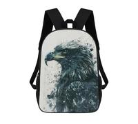 sinyumoney Children School Backpack 3D Printed Eagle Majesty Painting Bookbags Rucksack Casual Travel Backpacks Large Capacity Daypack for Boys 17inch