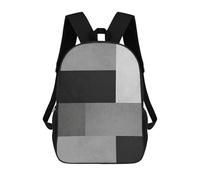 sinyumoney Children School Backpack 3D Printed Geometric Textures 09 Bookbags Rucksack Casual Travel Backpacks Large Capacity Daypack for Boys 17inch