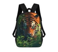 sinyumoney Children School Backpack 3D Printed Jungle Majesty Bookbags Rucksack Casual Travel Backpacks Large Capacity Daypack for Boys 17inch